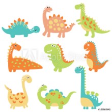 Bild på Cute dino illustration